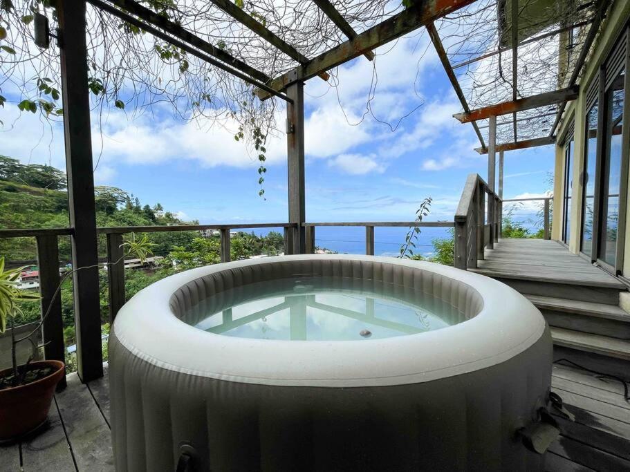 Maison D'Architecte Avec Jacuzzi Et Vue Ocean Villa Taapuna Eksteriør billede